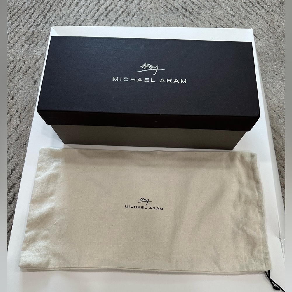Michael Aram box with dust bag.